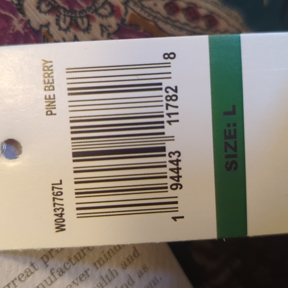 NWT Teal and Burgundy  Band Of The Free Maxi Sundress with Long Sleeves - Picture 9 of 9